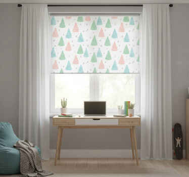 Rollo fenster jugendzimmer graue sterne und koffer - TenStickers