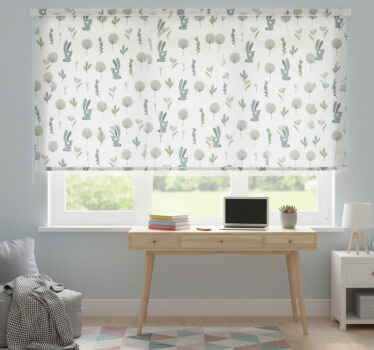 Rollo fenster jugendzimmer löwenzahn cartoon - TenStickers