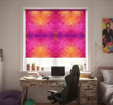 Rollo fenster jugendzimmer in spritzigen farben - TenStickers