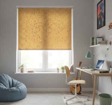 Rollo fenster jugendzimmer mit bunten farbtupfern - TenStickers