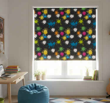 Rollo fenster jugendzimmer farbparty - TenStickers