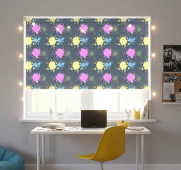 Rollo fenster jugendzimmer in bunten farben - TenStickers