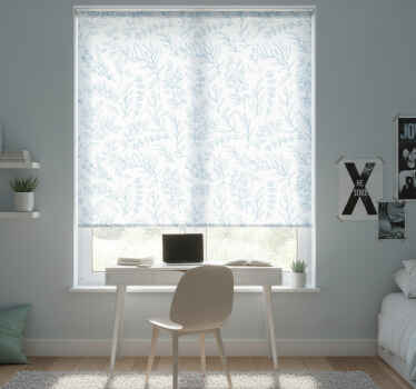 Rollo fenster jugendzimmer dünne pflanzen - TenStickers