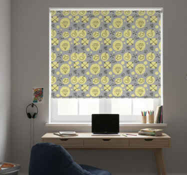 Rollo fenster jugendzimmer graffiti diamanten und kronen - TenStickers