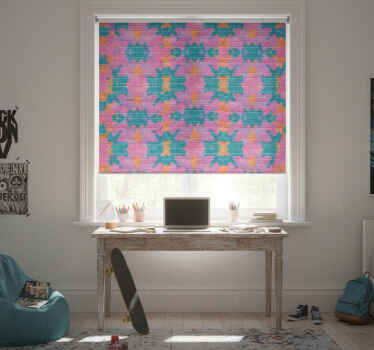 Rolgordijn tienerkamer graffiti gespoten bakstenen muur - TenStickers