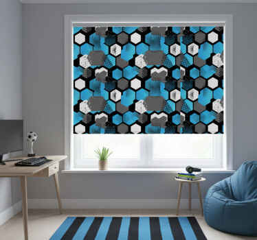 Rollo fenster jugendzimmer abstrakter fußball hintergrund - TenStickers