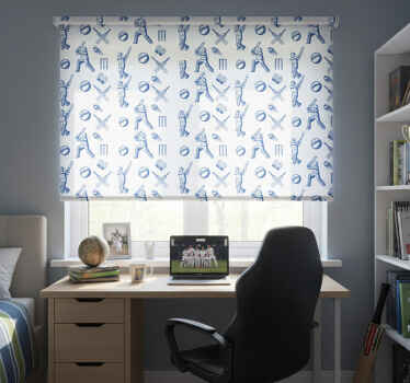 Rollo fenster jugendzimmer cricketdesign - TenStickers