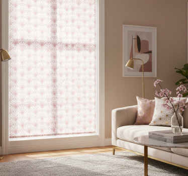 Estore de rolo modernos com elegantes ventiladores art déco - TenStickers