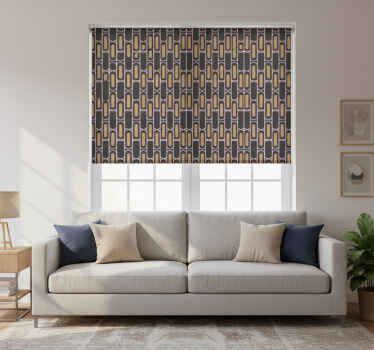 Estore de rolo modernos com arranjo de linhas geométricas - TenStickers