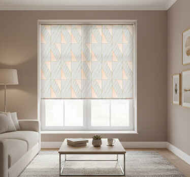 Estore de rolo modernos formas geométricas em camadas - TenStickers