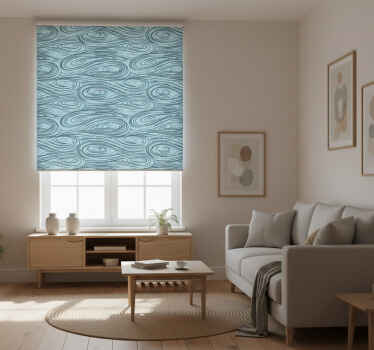 Estore de rolo modernos imitação de estrutura japandi - TenStickers