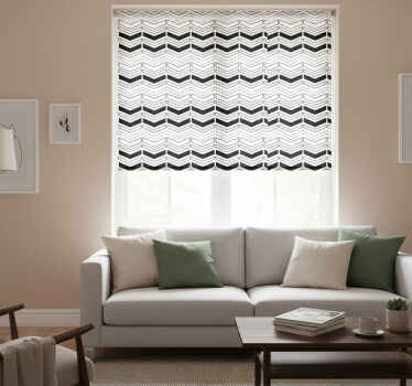 Modern roller blind with creative arrow shapes - TenStickers