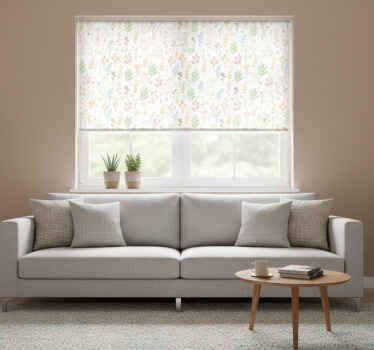 Estore de rolo modernos símbolos simples em branco - TenStickers