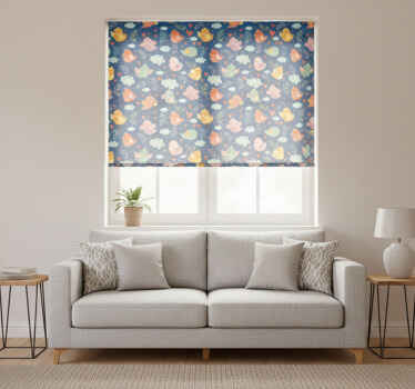 Estore de rolo modernos com desenhos de pássaros fofos - TenStickers