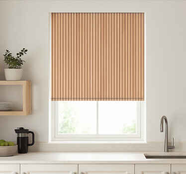 Ρολό κουρτίνας με υφή και μοτίβο από ξύλινα πηχάκια κέδρου - TenStickers