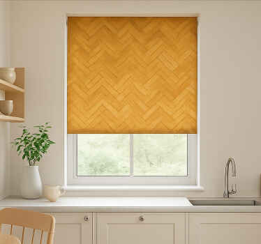 Ρολό κουρτίνας με υφή και μοτίβο από ξύλο δρυός - TenStickers