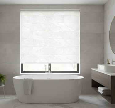 Cortina roller gris mármol dorado en tonos grises - TenVinilo