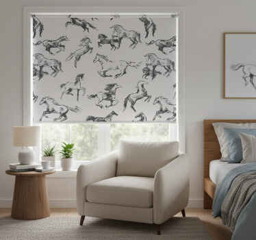 グレー ブラインド 様々な位置調整可能 - TENSTICKERS