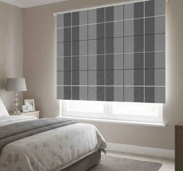 Grey blind in grey scottish design - TenStickers