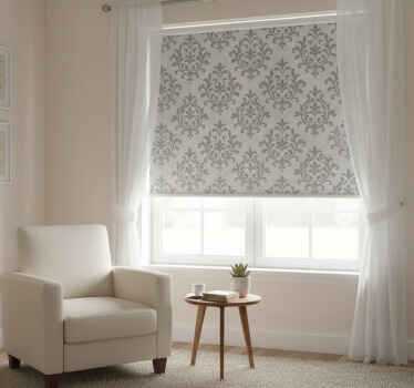 Tenda a rullo grigia effetto calcestruzzo grezzo - TenStickers