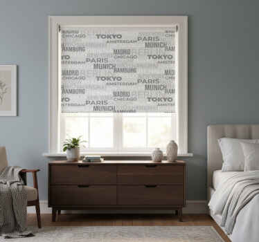 Tenda a rullo grigia milano roma firenze - TenStickers