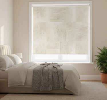 グレー ブラインド エレガントストーンパターン - TENSTICKERS