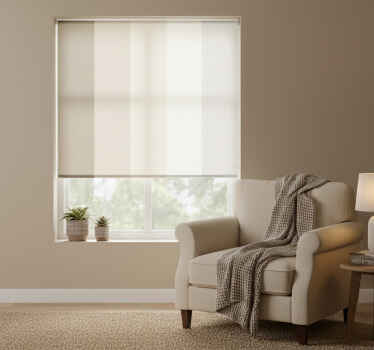 Grey blind with beige tones - TenStickers