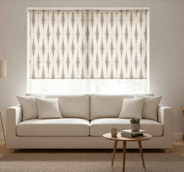 Blind beige mocha mousse rabaul ikat - TenStickers