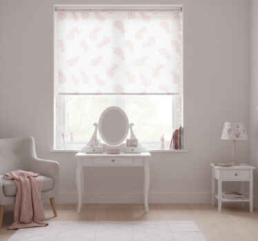Pink blind with pink feather pattern - TenStickers