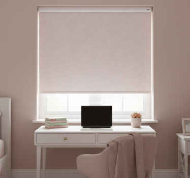 Tenda a rullo rosa botanica morbida - TenStickers