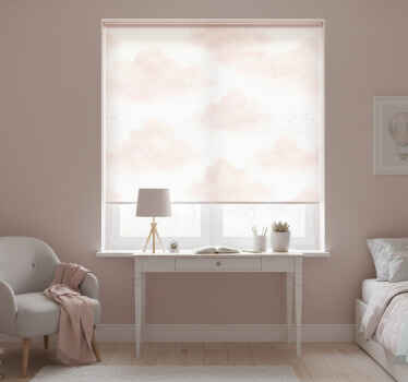 Pink blind in pink clouds - TenStickers