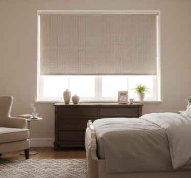 Elegantna rolo zavesa naravna tekstura - TenStickers