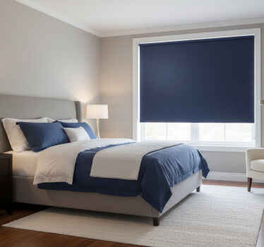 Elegantna rolo zavesa barva saten - TenStickers