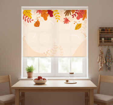 Estore de rolo para cozinha colheita de outono - TenStickers