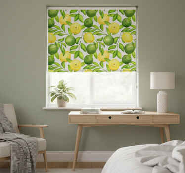 Rolo zavesa za kuhinjo limone in lajme - TenStickers