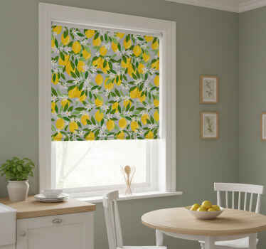 Rolo zavesa za kuhinjo vzorec limoninega drevesa - TenStickers