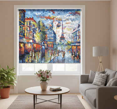 Rollo wohnzimmer im bohemischen aquarellstil - TenStickers