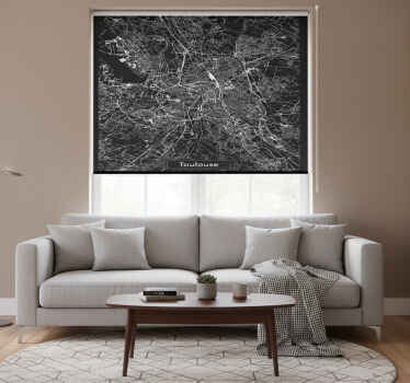 Rolgordijn woonkamer toulouse - TenStickers