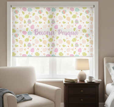 Yellow blind buona pasqua italiana - TenStickers