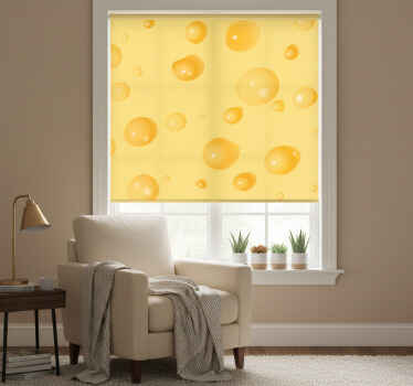 Yellow blind swiss cheese design - TenStickers