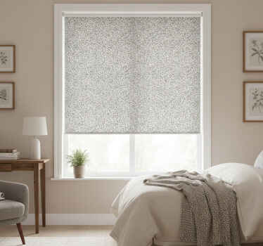 グレー ブラインド「ラスキン」グレーパターン - TENSTICKERS