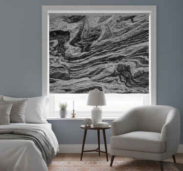Grey blind with natural grey texture - TenStickers