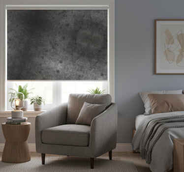 Grey blind in dark steel color - TenStickers
