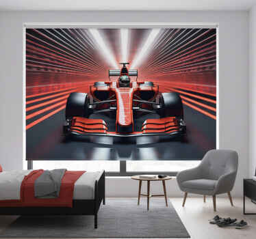 Red blind red formula one - TenStickers