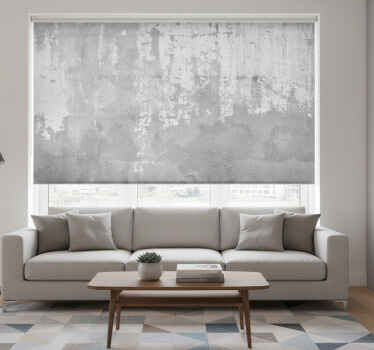 Living room blind concrete look wallpaper - TenStickers