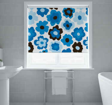 Toile fenêtre bleu coquelicot bleu - TenStickers