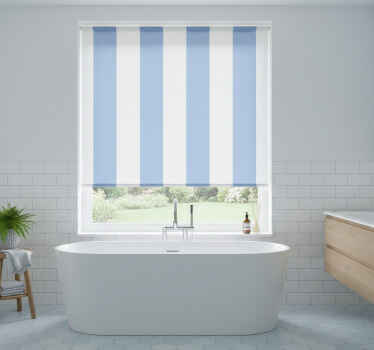 Toile fenêtre bleu nuances de bleu et blanc - TenStickers