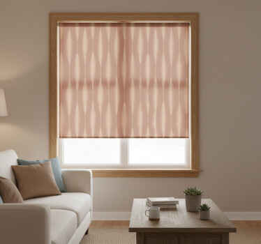Modern blind ikat kasuri mocha mousse - TenStickers