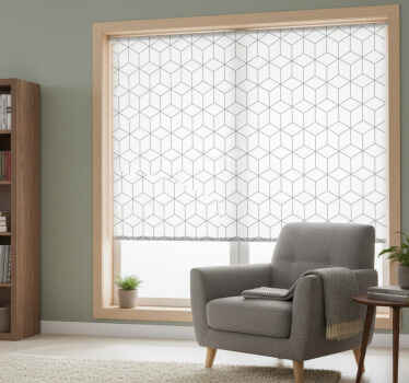Modern blind with interlaced design - TenStickers