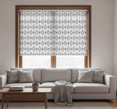 Modern blind with contemporary diamond design - TenStickers